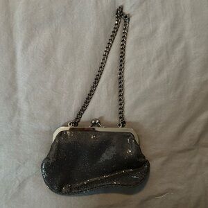 Express clutch chain purse style, EUC